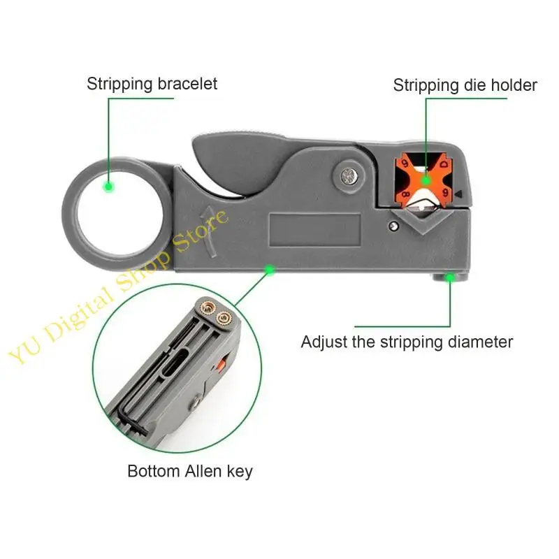 96BA Coaxial Cable Wire Crimping Tool For RG59 RG6 with F Compression Connector
96BA Coaxial Cable Wire Crimping Tool For RG59 RG6 with F Compression Connector