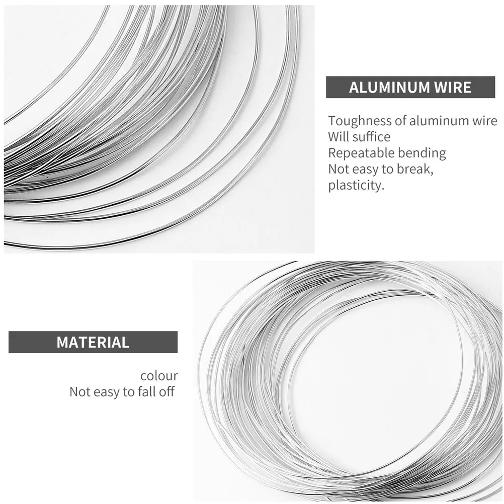 5 Rolls 10m Silver Aluminum Wire DIY Jewelry Accssories Money Tree Craft Supplies Flexible Durable Soft Beading Gardening Bonsai
5 Rolls 10m Silver Aluminum Wire DIY Jewelry Accssories Money Tree Craft Supplies Flexible Durable Soft Beading Gardening Bonsai