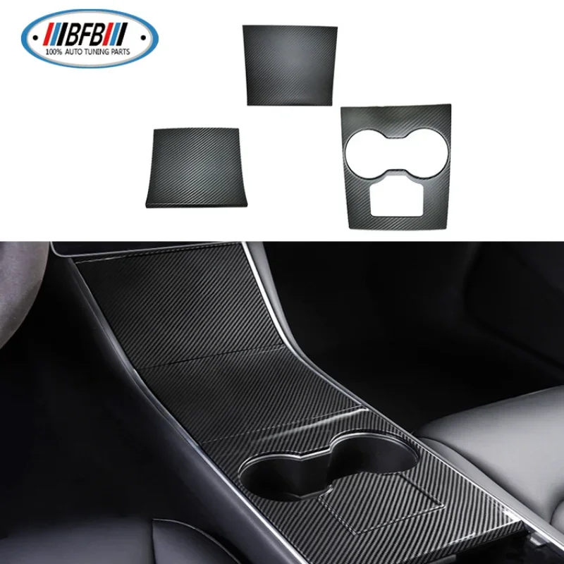 For Tesla model 3 Real Dry carbon fiber central control panel cover trim anti-scratch modification Interior Accessorie
For Tesla model 3 Real Dry carbon fiber central control panel cover trim anti-scratch modification Interior Accessorie