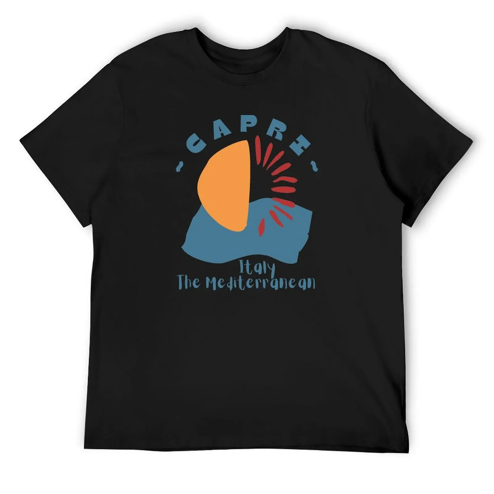 Abstract Capri Italy The Mediterranean - Blue Text - Vacation / Cruise T-Shirt summer top mens shirts graphic tee
Abstract Capri Italy The Mediterranean - Blue Text - Vacation / Cruise T-Shirt summer top mens shirts graphic tee