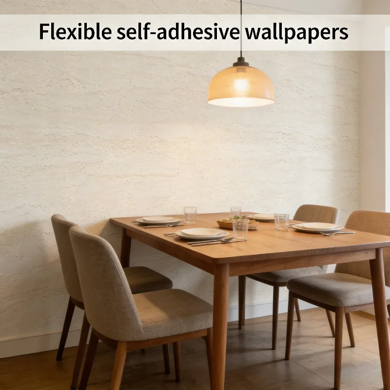 Realistic Travertine Effect Self-Adhesive Wallpaper Faux Rock Texture Foam Wall Stickers Panels for Rental Accent Walls Makeover
Realistic Travertine Effect Self-Adhesive Wallpaper Faux Rock Texture Foam Wall Stickers Panels for Rental Accent Walls Makeover