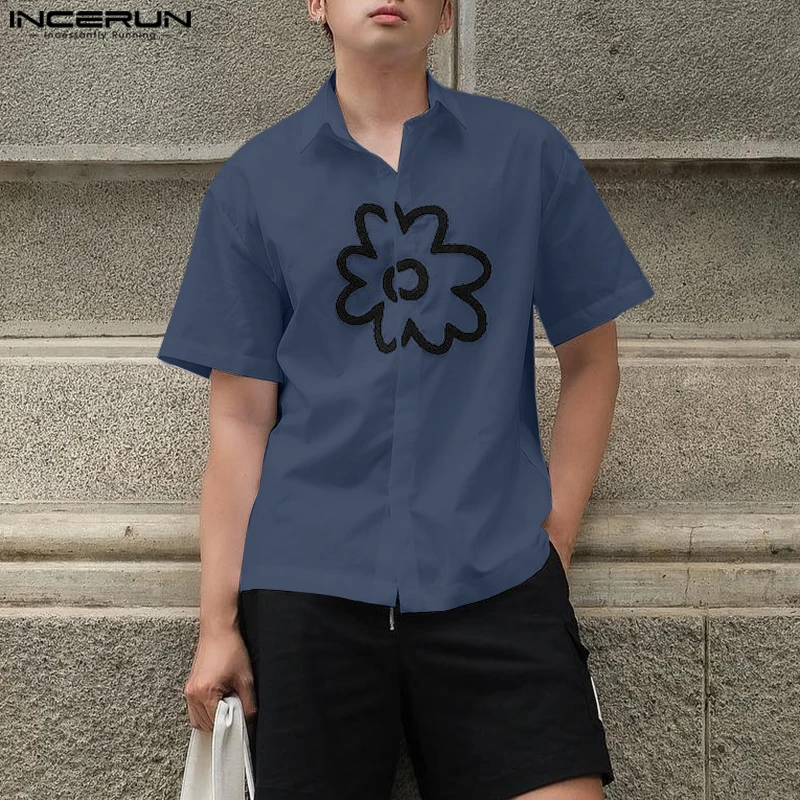 INCERUN Men Shirt Flower Patchwork Lapel Short Sleeve Loose Casual Male Shirts Summer Streetwear 2025 Fashion Men Clothing S-5XL
INCERUN Men Shirt Flower Patchwork Lapel Short Sleeve Loose Casual Male Shirts Summer Streetwear 2025 Fashion Men Clothing S-5XL