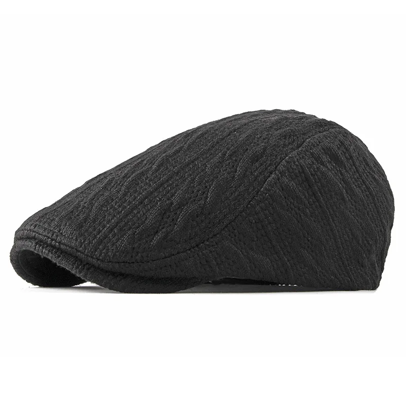 Autumn And Winter Hat Men's Beret Young Middle-aged Elderly Peaked Cap Knitted Hat Warm Twist Woolen Cap Women
Autumn And Winter Hat Men's Beret Young Middle-aged Elderly Peaked Cap Knitted Hat Warm Twist Woolen Cap Women