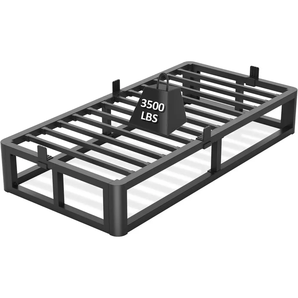 12 Inch Twin XL Heavy Duty Steel Slat Bed Support - 3500 lbs Capacity, No Box Spring Needed, Easy Assembly
12 Inch Twin XL Heavy Duty Steel Slat Bed Support - 3500 lbs Capacity, No Box Spring Needed, Easy Assembly