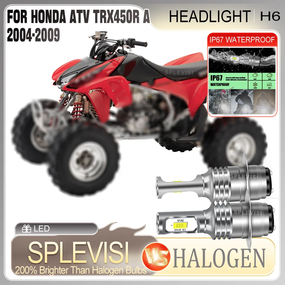 Easy Installation 1-Year Warranty LED H6 white motorcycle Headlight Fits For Honda ATV TRX450R A 2004 2005 2006 2007 2008 2009
Easy Installation 1-Year Warranty LED H6 white motorcycle Headlight Fits For Honda ATV TRX450R A 2004 2005 2006 2007 2008 2009