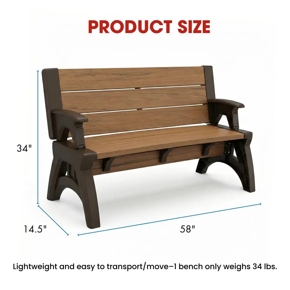 2in1 Outdoor Bench amp Picnic Table Foldable, WeatherResistant Seating Perfect for Patio, Lawn, Garden, or Deck Durable amp Eas
2in1 Outdoor Bench amp Picnic Table Foldable, WeatherResistant Seating Perfect for Patio, Lawn, Garden, or Deck Durable amp Eas