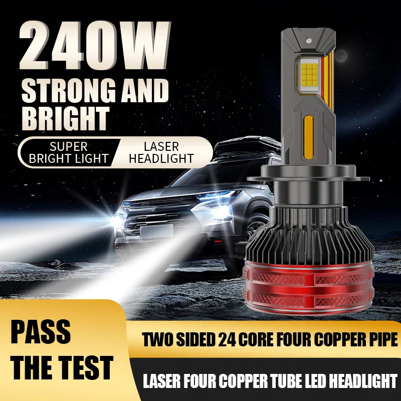 240W H7 LED Headlight Bulbs Super Bright Canbus Car Light 9012 H4 9003 H1 H3 H11 H8 H9 9005 HB3 9006 HB4 Fog Light Auto Lamp 12V
240W H7 LED Headlight Bulbs Super Bright Canbus Car Light 9012 H4 9003 H1 H3 H11 H8 H9 9005 HB3 9006 HB4 Fog Light Auto Lamp 12V
