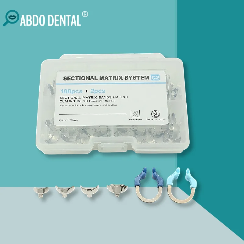 Professional V3 Dental Matrix Ring Titanium Alloy Thickened Autoclavable for Dental Restoration & Orthodontics
Professional V3 Dental Matrix Ring Titanium Alloy Thickened Autoclavable for Dental Restoration & Orthodontics