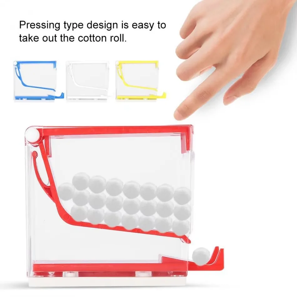 Dental Cotton Roll Dispenser Holder Press Type Box Holder Dental Multiple Colors Cotton Roll Storage Dental Case
Dental Cotton Roll Dispenser Holder Press Type Box Holder Dental Multiple Colors Cotton Roll Storage Dental Case