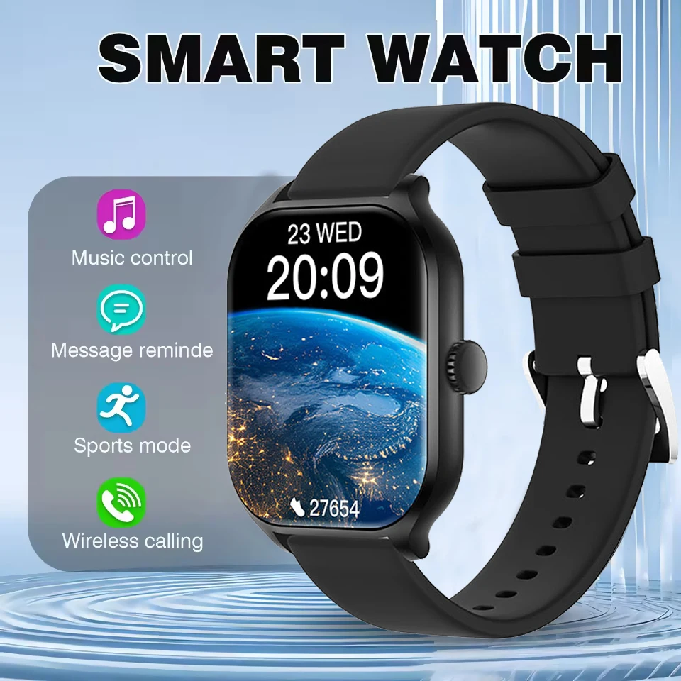 Новейшие умные часы с Bluetooth-вызовом 2026, мужские и женские голосовые часы с пульсометром, спортивные водонепроницаемые часы, Android iOS, умные часы
Новейшие умные часы с Bluetooth-вызовом 2026, мужские и женские голосовые часы с пульсометром, спортивные водонепроницаемые часы, Android iOS, умные часы