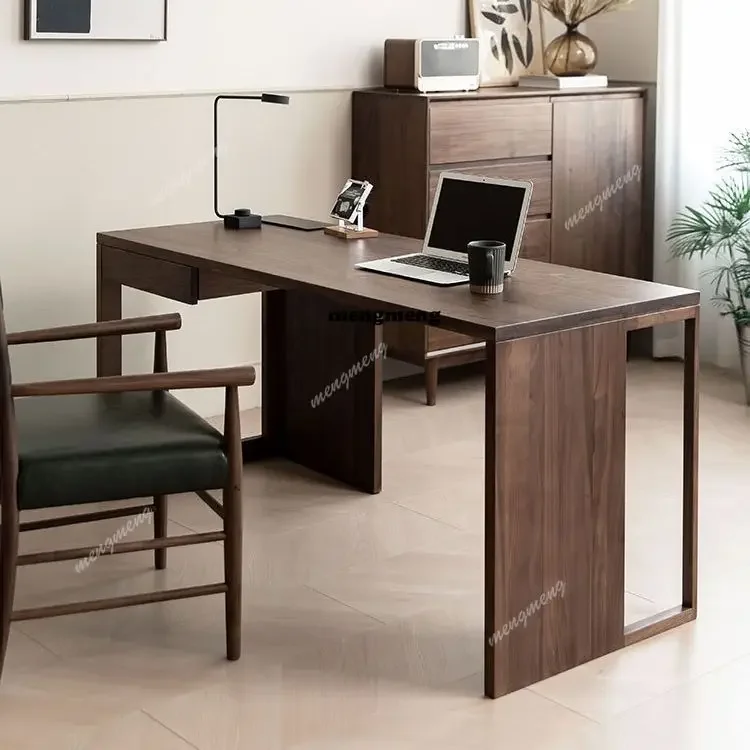 Modern Simple All Solid Wood Desk Book Chair North American Black Walnut Study Home Office Computer
Modern Simple All Solid Wood Desk Book Chair North American Black Walnut Study Home Office Computer