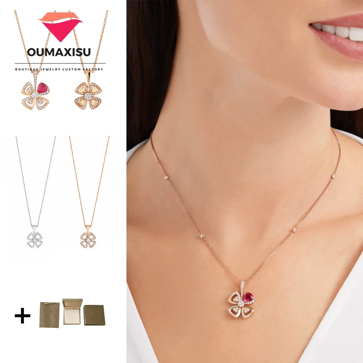 Fashionable Luxury S925 Petal Blooming Zircon Necklace, Essential Jewelry for Banquets and Workplaces - Birthday Gift
Fashionable Luxury S925 Petal Blooming Zircon Necklace, Essential Jewelry for Banquets and Workplaces - Birthday Gift