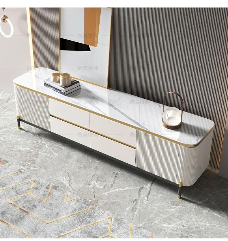 Modern light luxury TV cabinet coffee table combination living room simple Italian small floor cabinet villa
Modern light luxury TV cabinet coffee table combination living room simple Italian small floor cabinet villa