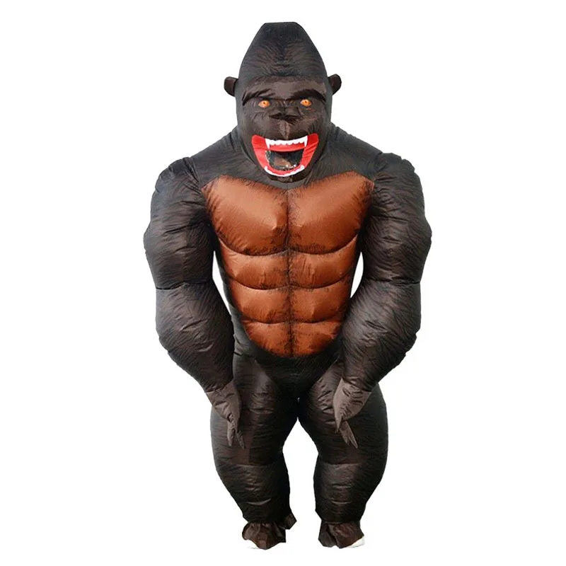 King Kong Inflatable Costume Halloween Party Funny Gorilla Doll Stage Show Props for Adult Festival Cosplay Performance
King Kong Inflatable Costume Halloween Party Funny Gorilla Doll Stage Show Props for Adult Festival Cosplay Performance