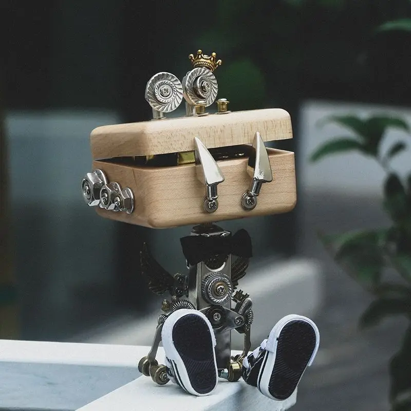 Music box DIY Metal assembled music box trendy toy 3D handmade ornaments Creative holiday gifts for girls' birthdays
Music box DIY Metal assembled music box trendy toy 3D handmade ornaments Creative holiday gifts for girls' birthdays