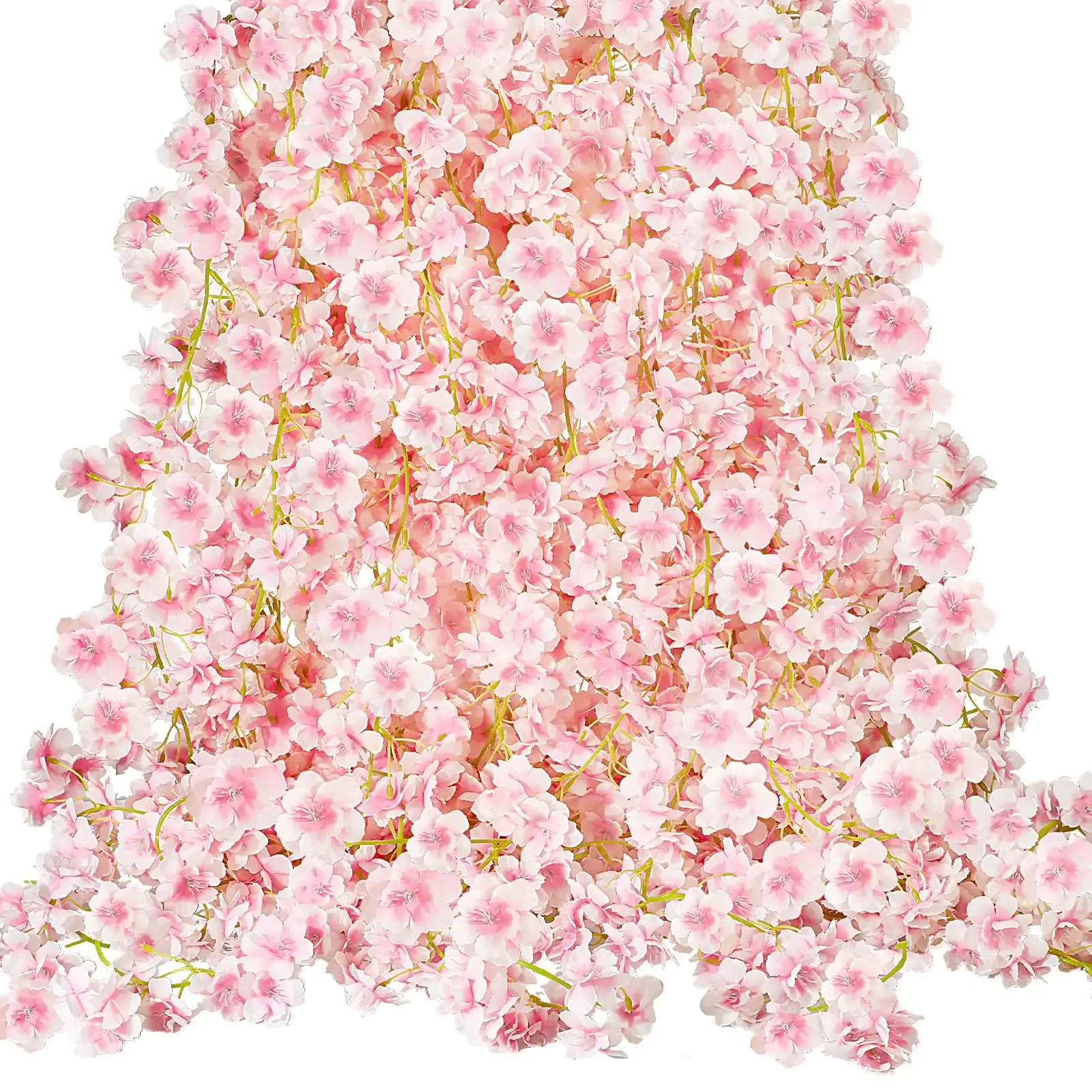 8PCS 47.2ft Artificial Cherry Blossom Flower Vines Fake Flowers Hanging Silk Flowers Garland for Wedding Party Garden Home Decor
8PCS 47.2ft Artificial Cherry Blossom Flower Vines Fake Flowers Hanging Silk Flowers Garland for Wedding Party Garden Home Decor
