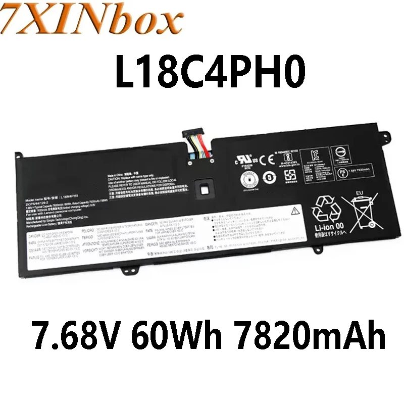 7XINbox L18C4PH0 7,68 В 60 Втч 7820 мАч Аккумулятор для ноутбука Lenovo Yoga C940 14IIL 81Q9 2ICP5 44 129-2 L18M4PH0
7XINbox L18C4PH0 7,68 В 60 Втч 7820 мАч Аккумулятор для ноутбука Lenovo Yoga C940 14IIL 81Q9 2ICP5 44 129-2 L18M4PH0