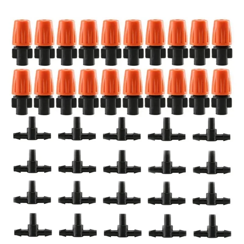 360 degree Drippers Adjustable Misting Nozzle Irrigation Garden Lawn Yard Plant Waterer Tool 25pcs Part Plastic
360 degree Drippers Adjustable Misting Nozzle Irrigation Garden Lawn Yard Plant Waterer Tool 25pcs Part Plastic