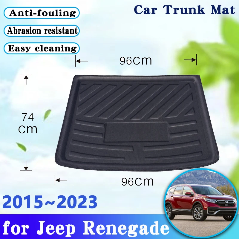Автомобильный коврик для багажника из ЭВА, аксессуары для Jeep Renegade 2015 ~ 2023 2022 2021, водонепроницаемый коврик для хранения груза, коврик
Автомобильный коврик для багажника из ЭВА, аксессуары для Jeep Renegade 2015 ~ 2023 2022 2021, водонепроницаемый коврик для хранения груза, коврик