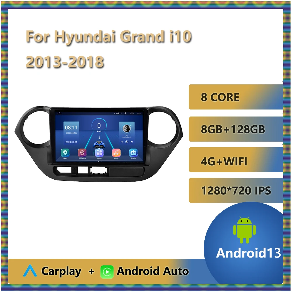 Android 13 Car Radio For Hyundai Grand i10 2013 - 2018 Multimedia Video Player Navigation GPS Stereo Wireless Carplay Auto WIFI
Android 13 Car Radio For Hyundai Grand i10 2013 - 2018 Multimedia Video Player Navigation GPS Stereo Wireless Carplay Auto WIFI