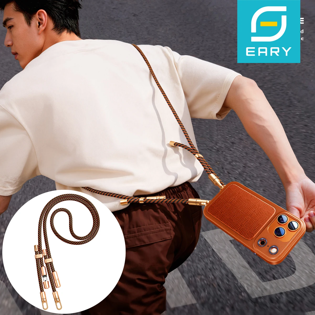Ремешок для телефона Eary, шейный ремешок через плечо, USB C, кабель для передачи данных, регулируемая длина, противоугонный ремешок для телефона для iPhone 17, Samsung
Ремешок для телефона Eary, шейный ремешок через плечо, USB C, кабель для передачи данных, регулируемая длина, противоугонный ремешок для телефона для iPhone 17, Samsung