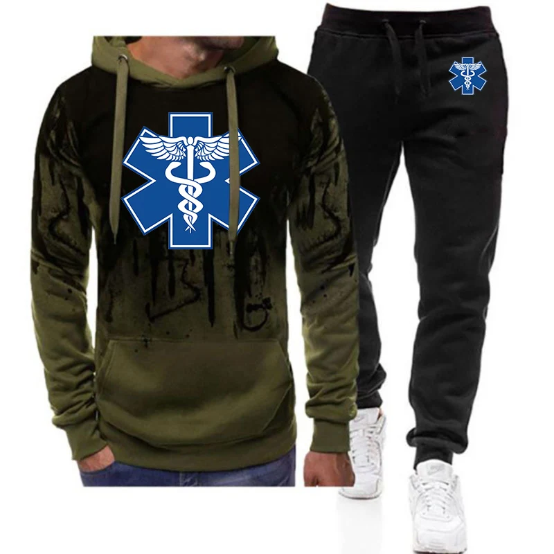 2026 EMT Emergency Ambulance Print Spring And Autumn Men's New Gradient Color Hoodie Pullover + Sweatpant Harajuku Suit
2026 EMT Emergency Ambulance Print Spring And Autumn Men's New Gradient Color Hoodie Pullover + Sweatpant Harajuku Suit