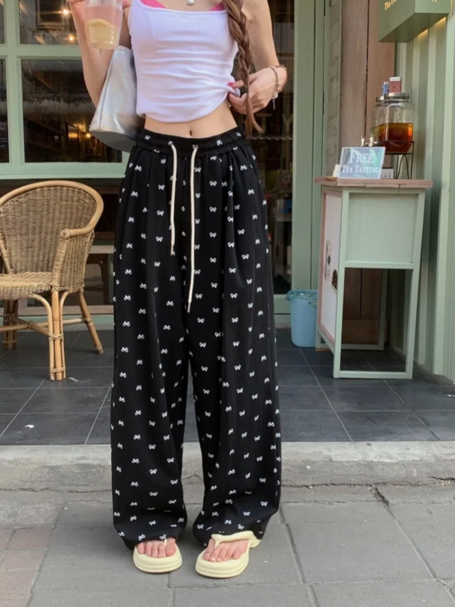 Summer Floral Print Loose Casual Pants Women's Wide Leg Pants Dra Floor-Length Straight Tube Sports Long Trousers
Summer Floral Print Loose Casual Pants Women's Wide Leg Pants Dra Floor-Length Straight Tube Sports Long Trousers