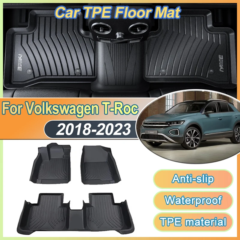 Car Floor Mat For VW Volkswagen T-Roc Troc 2018~2023 LHD Waterproof Mud Carpet Foot Full Pad Easy Clean TPE Material Accessories
Car Floor Mat For VW Volkswagen T-Roc Troc 2018~2023 LHD Waterproof Mud Carpet Foot Full Pad Easy Clean TPE Material Accessories