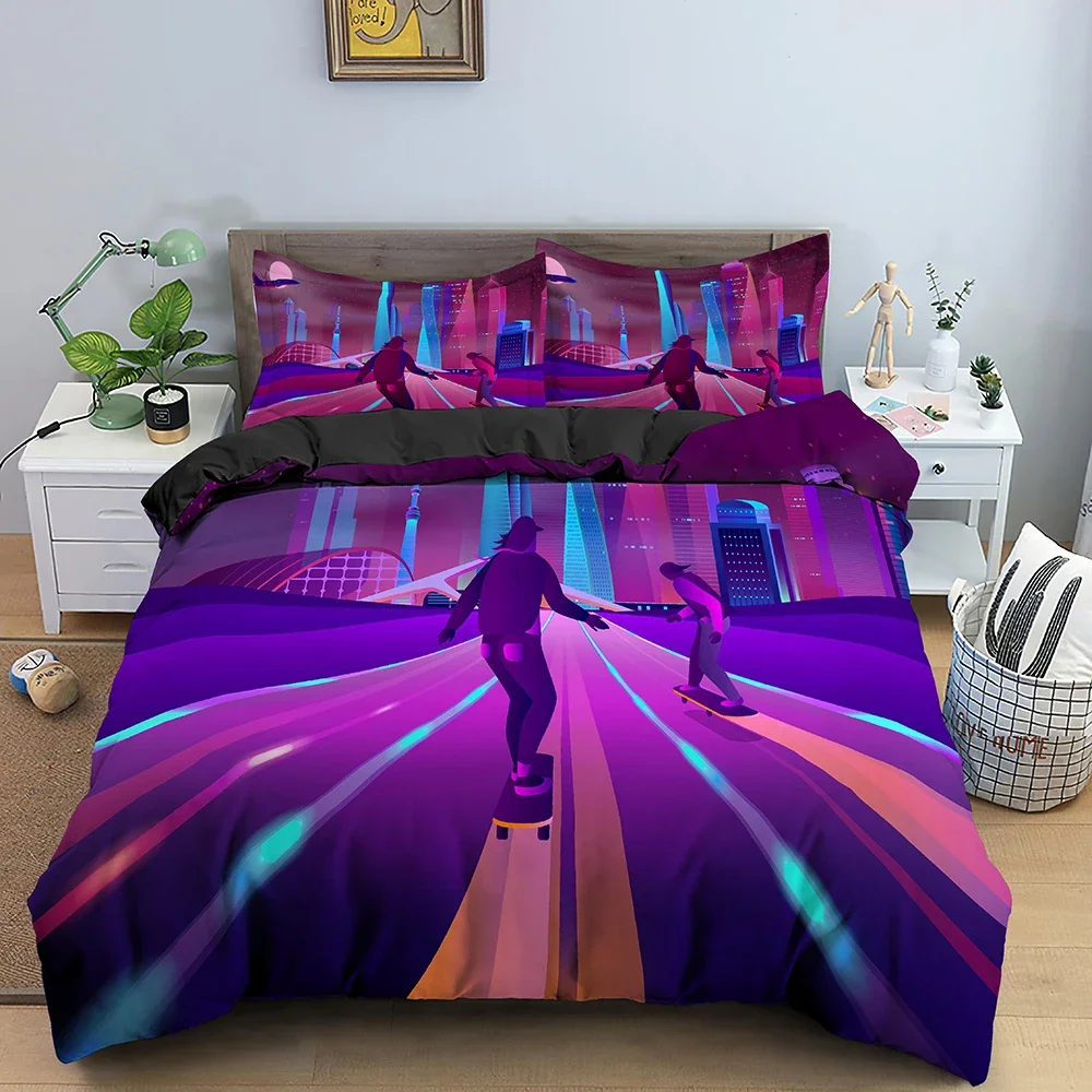 Game Scene King Queen Duvet Cover 3D Neon Bedding Set Youth Hippie Hip Hop Quilt Cover Modern Rock Polyester Comforter Cover
Game Scene King Queen Duvet Cover 3D Neon Bedding Set Youth Hippie Hip Hop Quilt Cover Modern Rock Polyester Comforter Cover