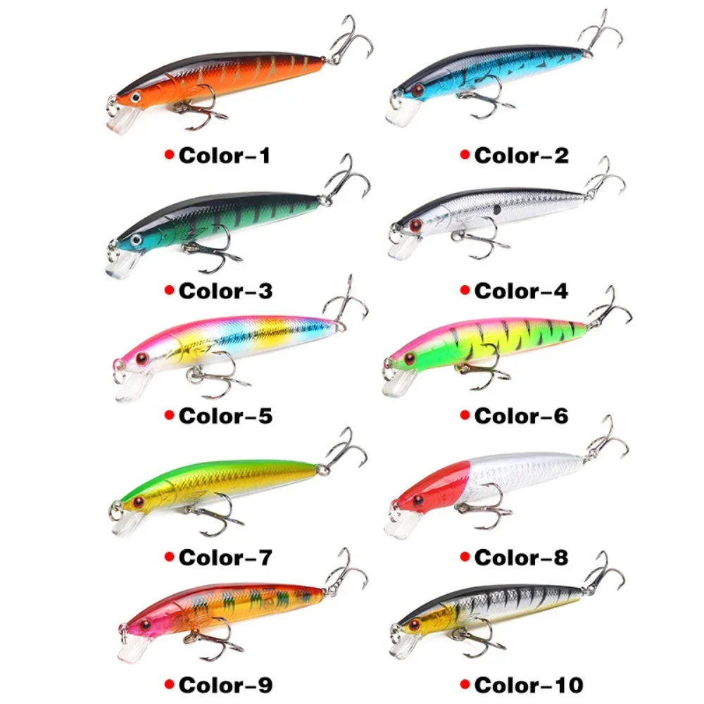 1 Set Minnow Hard Bait Fishing Lure 10cm 9g Floating Rattling Artificial Crankbait Bait for Bass Trout Fishing Goods Equipment
1 Set Minnow Hard Bait Fishing Lure 10cm 9g Floating Rattling Artificial Crankbait Bait for Bass Trout Fishing Goods Equipment