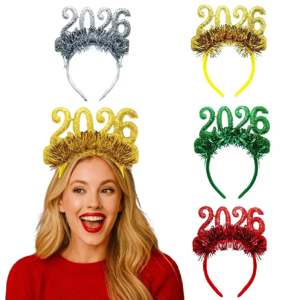 Детские подарки с блестками 2026, повязка на голову с Новым годом, милый креативный рождественский головной убор, милый красочный блестящий обруч для волос, косплей
Детские подарки с блестками 2026, повязка на голову с Новым годом, милый креативный рождественский головной убор, милый красочный блестящий обруч для волос, косплей