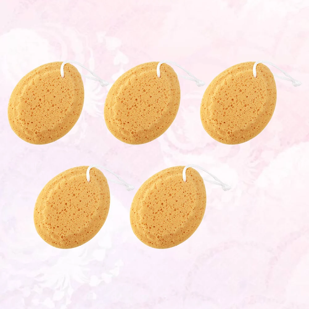 5 Pcs Bath Sponge Artificial Seaweed Cotton Honeycomb Sponge Biodegradable Kids Adults Shower Supplies with Hanging Rope (Brown)
5 Pcs Bath Sponge Artificial Seaweed Cotton Honeycomb Sponge Biodegradable Kids Adults Shower Supplies with Hanging Rope (Brown)