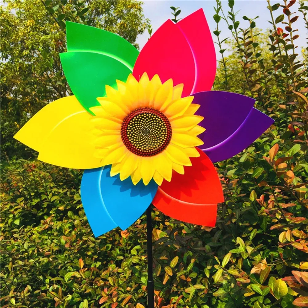 Multistyles Sunflower Windmill PVC Diameter 36cm Rotating Sunflower Garden Yard Wind Spinner Outdoor Party Picnic Decor
Multistyles Sunflower Windmill PVC Diameter 36cm Rotating Sunflower Garden Yard Wind Spinner Outdoor Party Picnic Decor