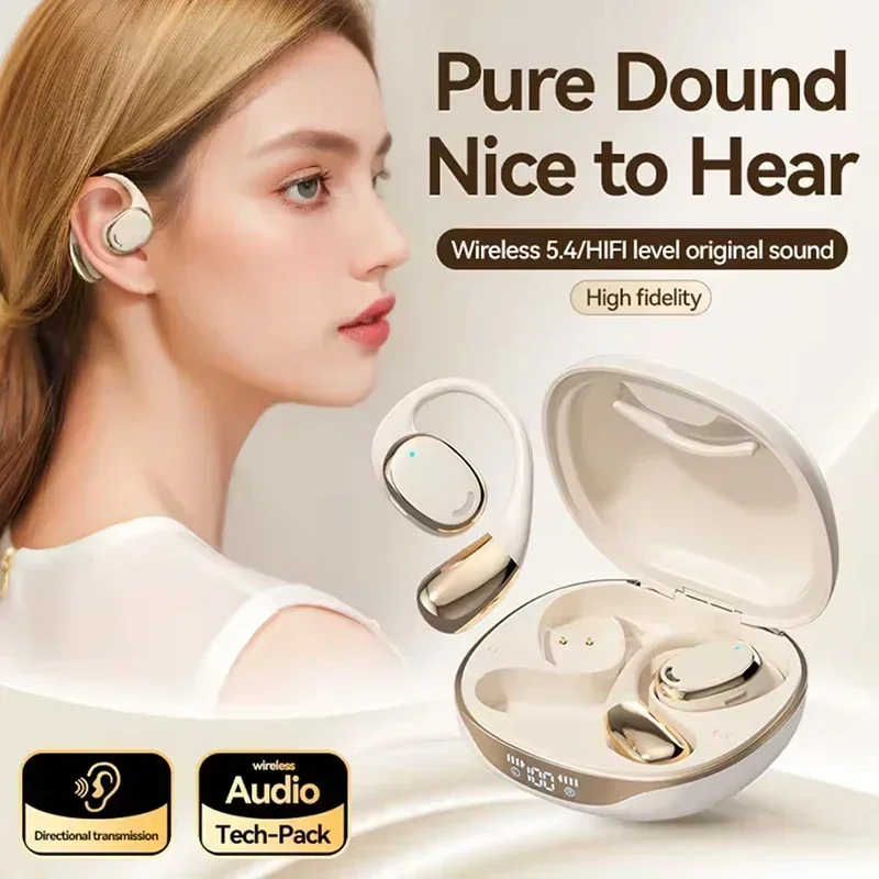 Wireless Bluetooth Headphones HiFi 9D Stereo Bluetooth 5.0 Earphone Open Ear True Wireless Headphone for Gaming sports Running
Wireless Bluetooth Headphones HiFi 9D Stereo Bluetooth 5.0 Earphone Open Ear True Wireless Headphone for Gaming sports Running