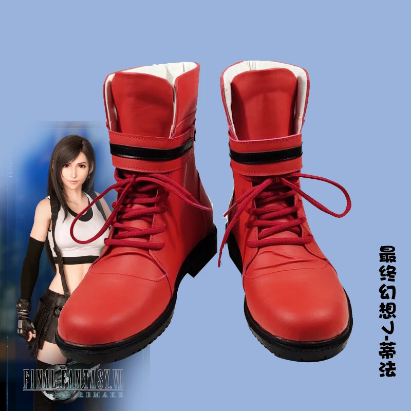 Обувь для косплея финальной фантазии Tifa, сделанные на заказ сапоги Tifa Lockhart, Женская Длинная черная обувь для косплея, парик Tifa
Обувь для косплея финальной фантазии Tifa, сделанные на заказ сапоги Tifa Lockhart, Женская Длинная черная обувь для косплея, парик Tifa