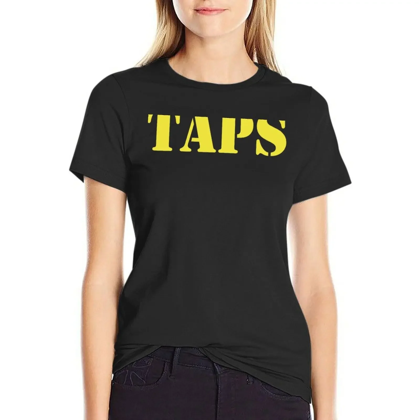 TAPS T-shirt tees summer clothes summer tops plus size t shirts for Women loose fit
TAPS T-shirt tees summer clothes summer tops plus size t shirts for Women loose fit