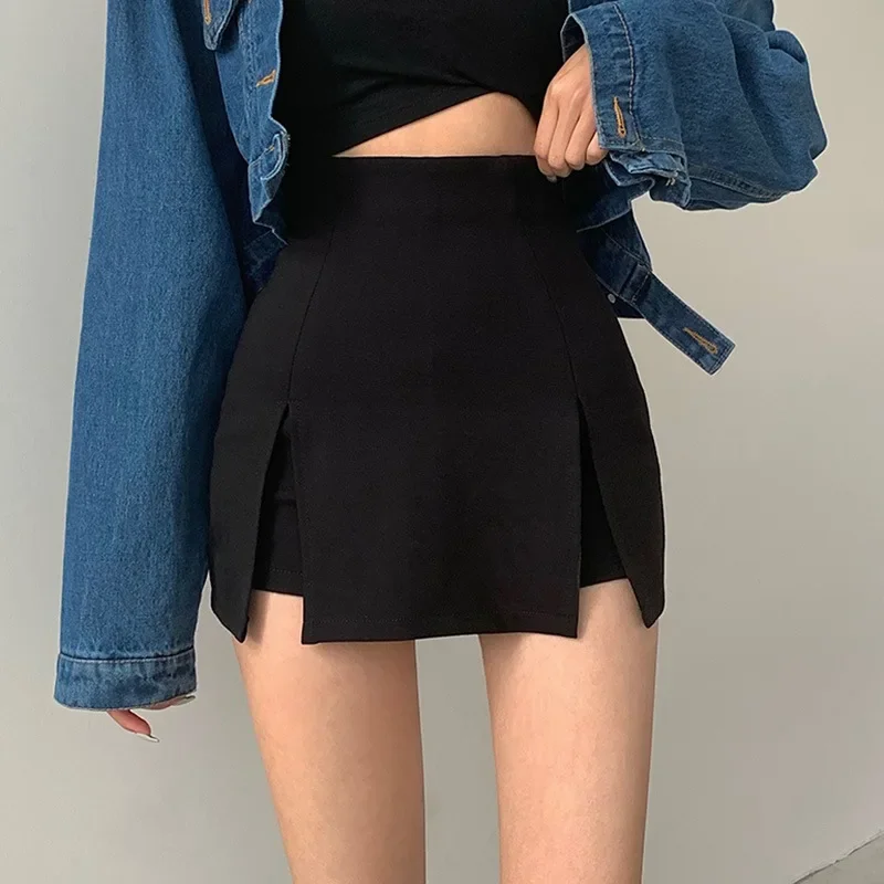 Sexy Split Skirt Women's Office Ladies Suit Skirt Summer Black Asymmetrical High Waist Mini Pants Skirt
Sexy Split Skirt Women's Office Ladies Suit Skirt Summer Black Asymmetrical High Waist Mini Pants Skirt