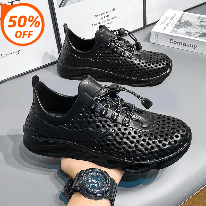 Summer Outdoor Men Beach Sandals Fashion Eva Mens Slippers Anti Slip Man Casual Shoes Comfortable Wear Resistant Garden Shoes
Summer Outdoor Men Beach Sandals Fashion Eva Mens Slippers Anti Slip Man Casual Shoes Comfortable Wear Resistant Garden Shoes