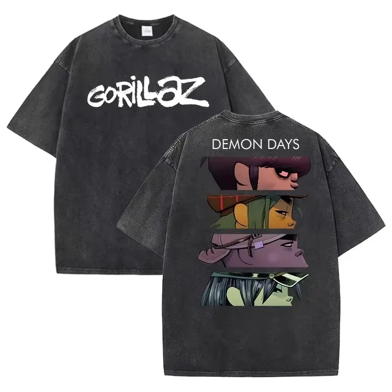 Gorillaz Print T-shirts for Women/Men Summer Short Sleeve Round Neck Tee Shirts Personalized Graphic Washed Cotton T Shirt Tops
Gorillaz Print T-shirts for Women/Men Summer Short Sleeve Round Neck Tee Shirts Personalized Graphic Washed Cotton T Shirt Tops