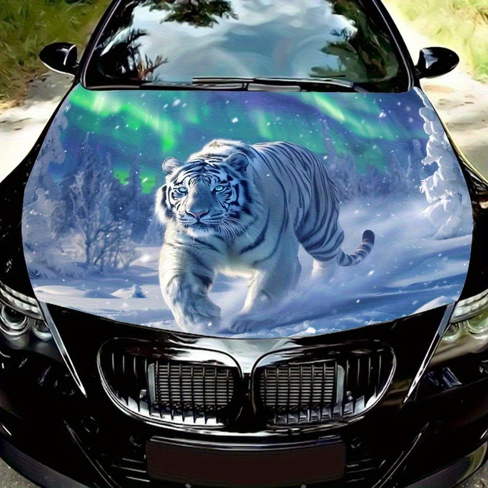 White Tiger Under The Aurora Car Hood Decal Sticker - Durable Vinyl Wrap For Most Vehicles, Protective Engine Hood Film, Automot
White Tiger Under The Aurora Car Hood Decal Sticker - Durable Vinyl Wrap For Most Vehicles, Protective Engine Hood Film, Automot