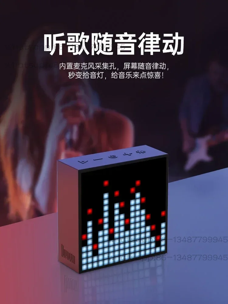Pixel screen, computer sound system, birthday gift for boys, personalized alarm clock, creative Bluetooth speaker
Pixel screen, computer sound system, birthday gift for boys, personalized alarm clock, creative Bluetooth speaker