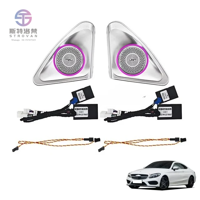 W206 Car Modification 64 Color 4D Rotating High Pitch C-class Car Upgrade Interior Audio With Color Lights
W206 Car Modification 64 Color 4D Rotating High Pitch C-class Car Upgrade Interior Audio With Color Lights