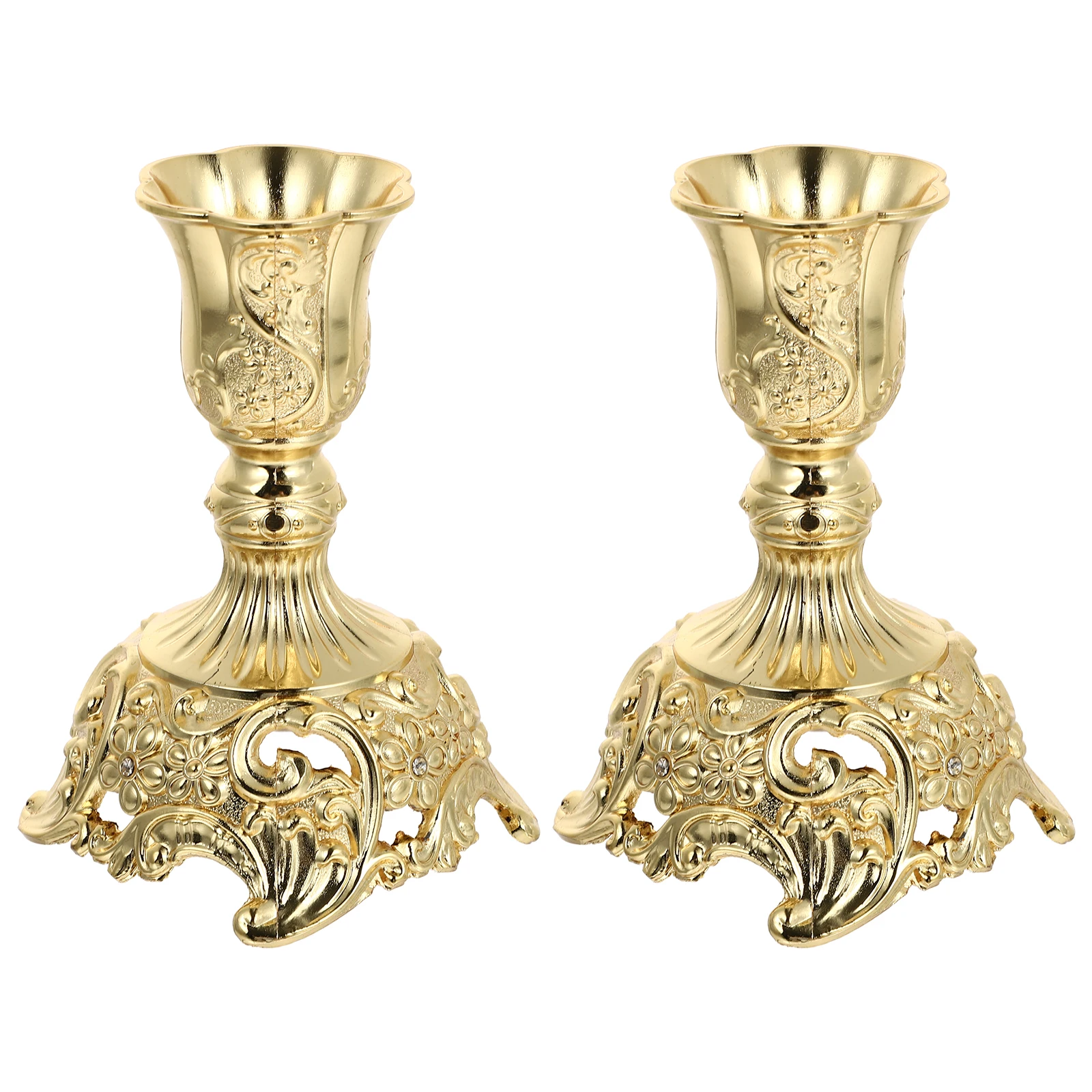 2pcs Retro Zinc Alloy Candleholders Wedding Candlesticks Vintage Decorative Stand For Home Party European Style Holder
2pcs Retro Zinc Alloy Candleholders Wedding Candlesticks Vintage Decorative Stand For Home Party European Style Holder