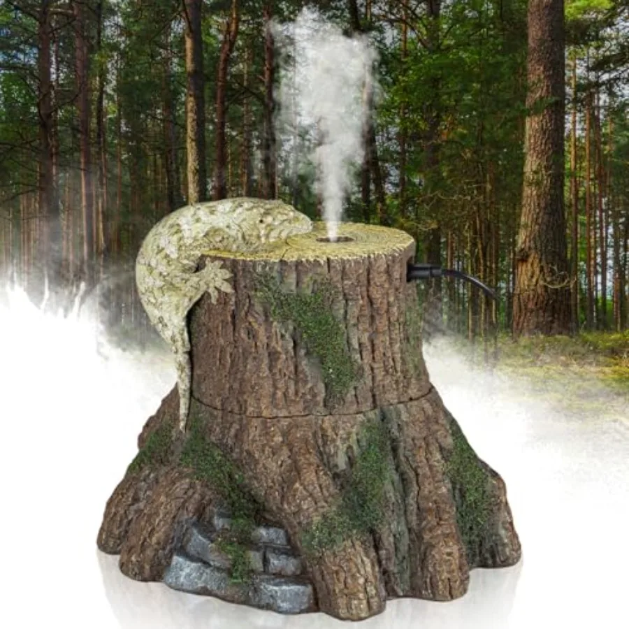REPTIZOO Reptile Humidifier Fogger Tree Trunk Humidifier with Top Mist Outlet 1000ml Detachable Terrarium Humidifier Reptile Mi
REPTIZOO Reptile Humidifier Fogger Tree Trunk Humidifier with Top Mist Outlet 1000ml Detachable Terrarium Humidifier Reptile Mi
