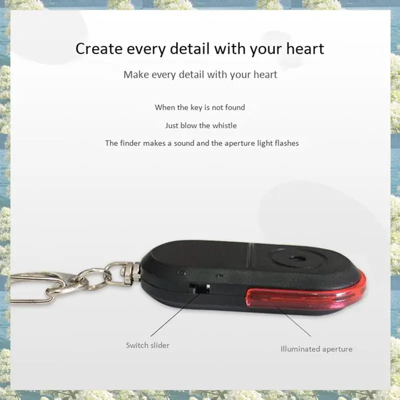 New-4X Mini Anti-Lost Whistle Key Finder Wireless Alarm Smart Tag Key Locator Keychain Tracker Whistle Sound LED Light
New-4X Mini Anti-Lost Whistle Key Finder Wireless Alarm Smart Tag Key Locator Keychain Tracker Whistle Sound LED Light