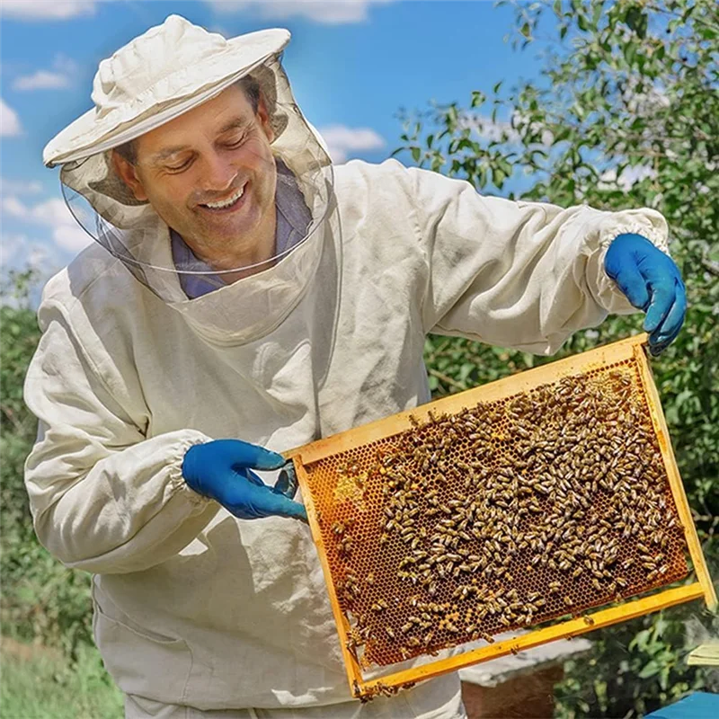 30Pcs Beeswax Sheets, Natural Wax Foundation For Bee Frames, Bee Foundation Sheets For Candle Making (16.34 X 7.68Inch)-AA98
30Pcs Beeswax Sheets, Natural Wax Foundation For Bee Frames, Bee Foundation Sheets For Candle Making (16.34 X 7.68Inch)-AA98