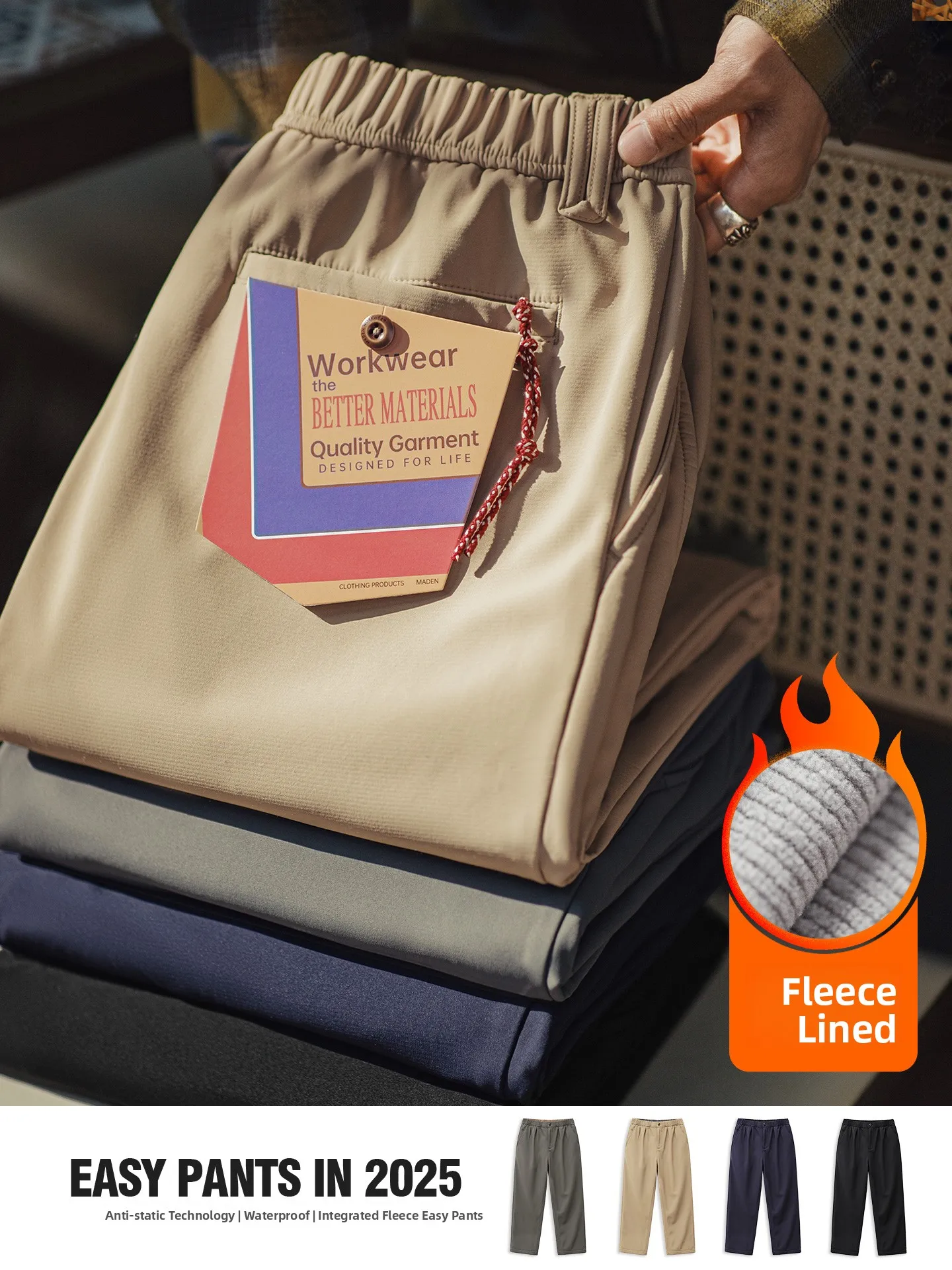 Мужские брюки Maden Workwear: американский повседневный стиль, легкие, водонепроницаемые, с подкладкой, с манжетами, прямые, для осени и зимы...
Мужские брюки Maden Workwear: американский повседневный стиль, легкие, водонепроницаемые, с подкладкой, с манжетами, прямые, для осени и зимы...