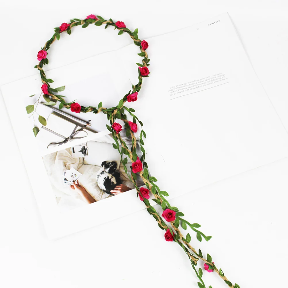 4Pcs Rose Flower Crown Wedding Headband Adjustable Size Bridal Party Festival Hair Accessory for Women Flower Crown
4Pcs Rose Flower Crown Wedding Headband Adjustable Size Bridal Party Festival Hair Accessory for Women Flower Crown