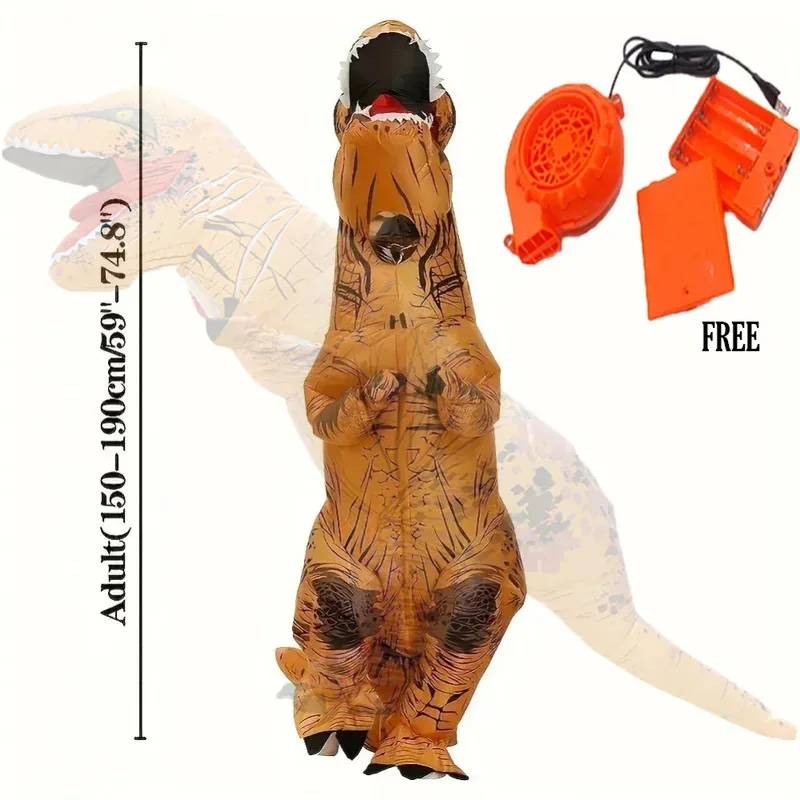 Adult dinosaur inflatable costume Halloween anime dress cartoon cosplay party outfits unisex
Adult dinosaur inflatable costume Halloween anime dress cartoon cosplay party outfits unisex