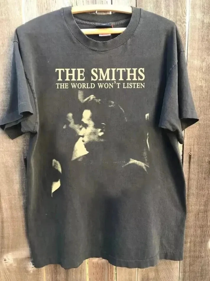 Plus Size Summer Women's Vintage The Smiths T-Shirt Cotton Breathable Stylish Versatile Street Style Oversized
Plus Size Summer Women's Vintage The Smiths T-Shirt Cotton Breathable Stylish Versatile Street Style Oversized
